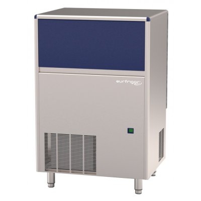 FURNOTEL Machine &agrave; Gla&ccedil;ons Pleins 100 kg avec R&eacute;serve - Syst&egrave;me &agrave; Aspersion Air - 