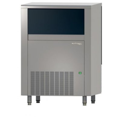 FURNOTEL Machine &agrave; Gla&ccedil;ons Pleins 130 kg avec R&eacute;serve et Syst&egrave;me &agrave; Aspersion Air - 