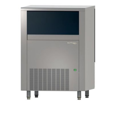 FURNOTEL Machine &agrave; Gla&ccedil;ons Pleins 180 kg avec R&eacute;serve et Syst&egrave;me &agrave; Aspersion Eau - 