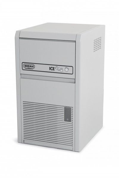 BREMA Machine &agrave; Gla&ccedil;ons Pleins 21 kg/24h, R&eacute;serve-Bac &agrave; gla&ccedil;ons 4kg , condenseur air - - - 355x590mm 