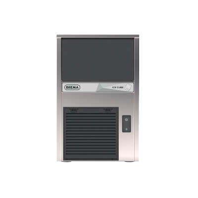 BREMA Machine &agrave; Gla&ccedil;ons Pleins 26 kg/24h, R&eacute;serve-Bac &agrave; gla&ccedil;ons 6kg, condenseur air - - - 390x460x610mm 