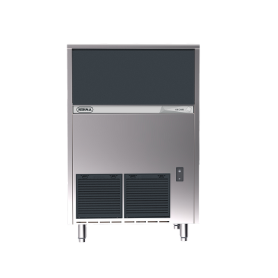 BREMA Machine &agrave; Gla&ccedil;ons Pleins 93 kg/24h, R&eacute;serve-Bac &agrave; gla&ccedil;ons 55kg, condenseur air - - - x600x1020mm 