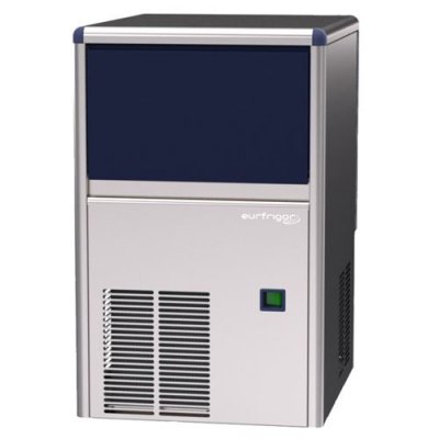 FURNOTEL Machine &agrave; Gla&ccedil;ons Pleins avec R&eacute;serve et Syst&egrave;me &agrave; Aspersion Eau - 28 kg - 