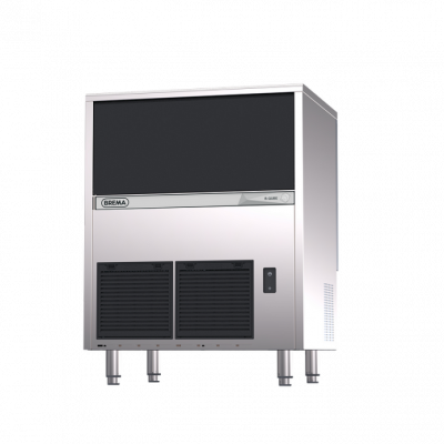 BREMA Machine &agrave; Gla&ccedil;ons Pleins Cube 71 kg/24h R&eacute;serve-Bac 40kg Condenseur Air - 