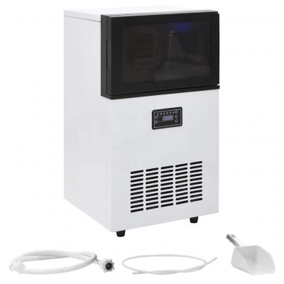 VIDAXL Machine &agrave; gla&ccedil;ons  - Noir - 45 kg/24h - Faible niveau de bruit