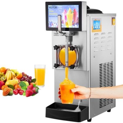 VEVOR Machine &agrave; Granit&eacute;s Commerciale  - Capacit&eacute; de 8L - Gris