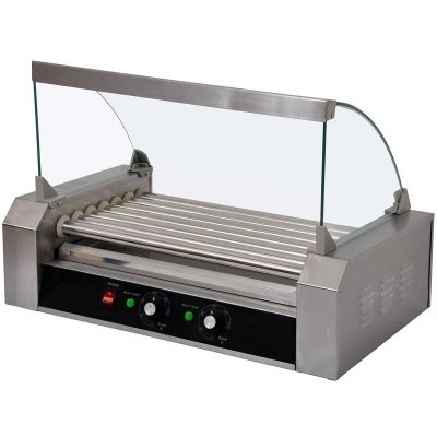 GT CATERING Machine &agrave; hot dog professionnelle - 7 rouleaux