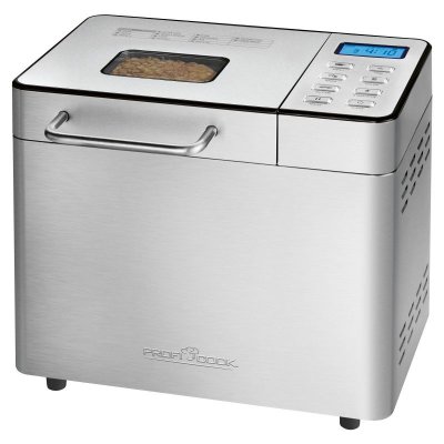 PROFICOOK Machine &agrave; pain en acier inoxydable  PC-BBA1282-Inox
