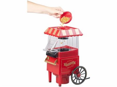 ROSENSTEIN & SOHNE Machine &agrave; pop-corn &agrave; air chaud 1200 W - Design kiosque miniature