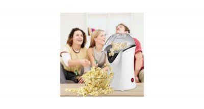 PEM Machine &agrave; pop-corn blanche compacte 1200w