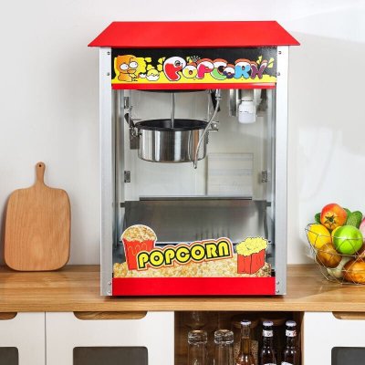 DYNASTEEL Machine &agrave; Pop Corn Professionnelle 1400 W 