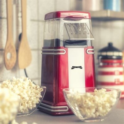 GENERIQUE Machine &agrave; pop corn sans huile design r&eacute;tro
