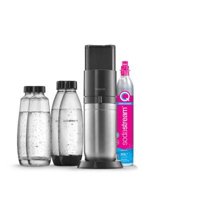 SODASTREAM Machine &agrave; soda  DUO Noire Pack 4 bouteilles
