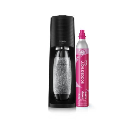 SODASTREAM Machine &agrave; soda  TERRA Noire Promo + Cylindre CQC