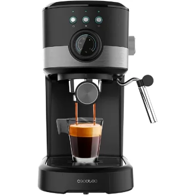 CECOTEC Machine Expresso 1,25 L Noir 1100 W 20 Bars Manom&egrave;tre
