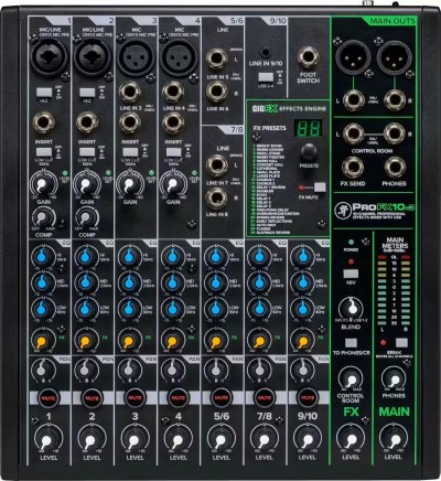 MACKIE  PROFXV3 - Table de mixage USB 10 canaux + effets