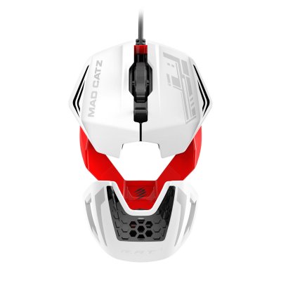 MAD CATZ  R.A.T.1 - Souris - optique - 6 boutons - filaire - USB - blanc