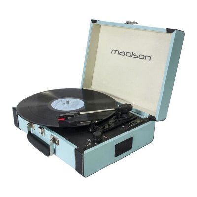MADISON  10-5550MA MAD-RETROCASE-BLU Platine vinyle