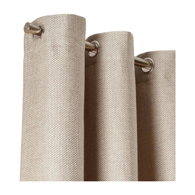 Madura Rideau &agrave; oeillets Coconut, Polyester, Beige Clair, 145x220 cm