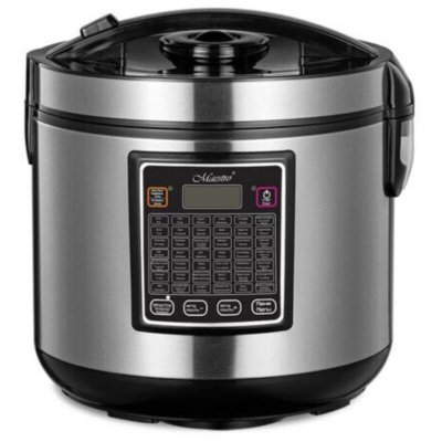 MAESTRI Maestro Mr-793 Appareil Multi-cuissons 5 L 900 W Noir, Acier Inoxydable 