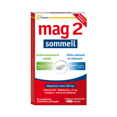 MAG 2  Sommeil 30 Comprim&eacute;s - Bo&icirc;te 30 comrpim&eacute;s
