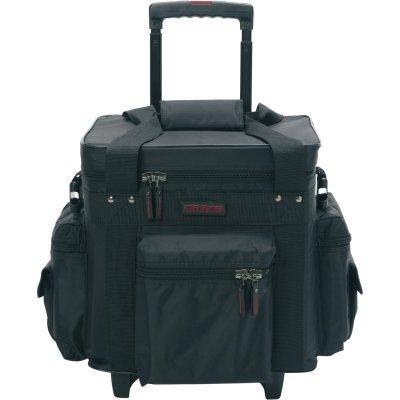 MAGMA  40540 Trolley pour disques - Noir/Rouge