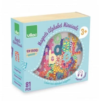 VILAC Magnets Alphabet minuscule 81 pcs Multicolore 