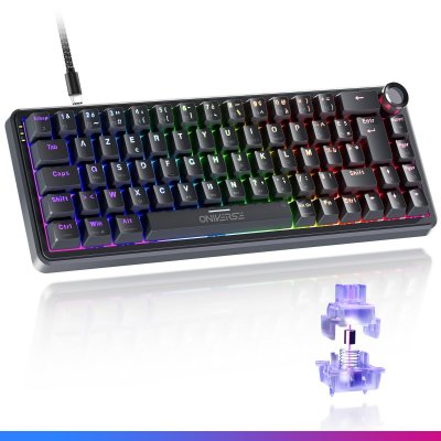 ONIVERSE Magnus 65% 68 touches Clavier gaming filaire USB Noir