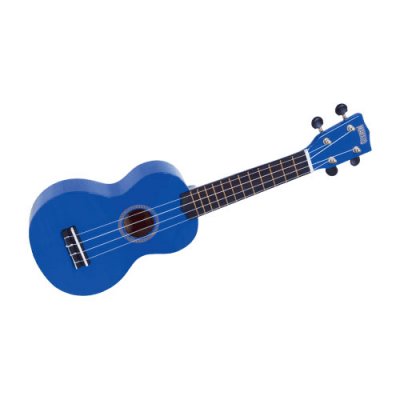 MAHALO  rainbow mr1-bu - ukulele soprano bleu ciel brillant + housse