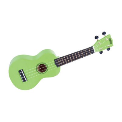 MAHALO  rainbow mr1-gn - ukulele soprano vert brillant + housse