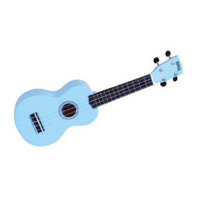 MAHALO  Rainbow Mr1-Lbu - Ukulele Soprano Bleu Clair Brillant + Housse