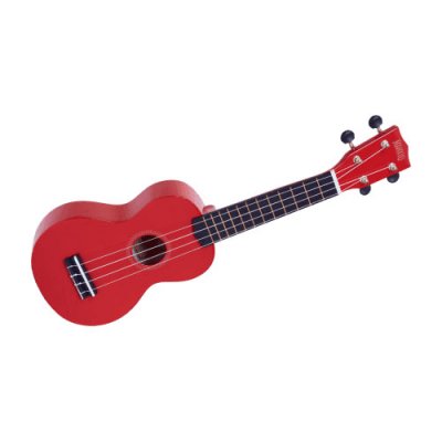 MAHALO  rainbow mr1-rd - ukulele soprano rouge brillant + housse
