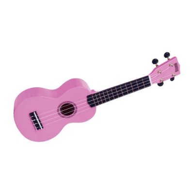 MAHALO  Rainbow Ukul&eacute;l&eacute; Soprano avec Housse Rose Brillant, Scale: 346 mm
