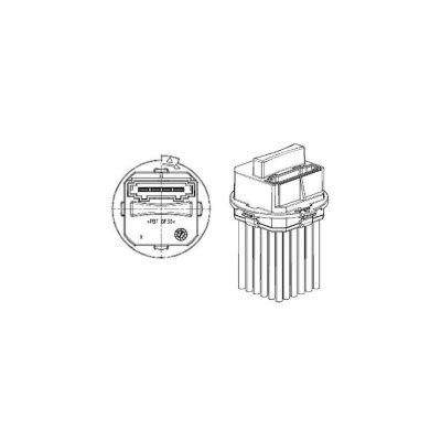 MAHLE  BEHR Appareil de commande (chauffage/ventilation) ABR 21 000P