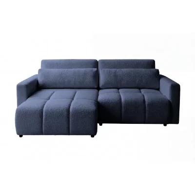 CASANOVA PARIS Maia - Canap&eacute; Amovible Convertible Tissu Textur&eacute; 3 Places Bleu