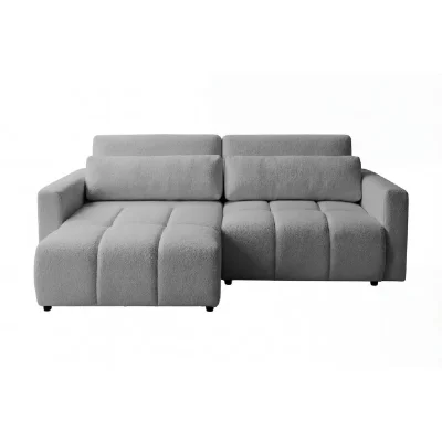 CASANOVA PARIS Maia - Canap&eacute; Amovible Convertible Tissu Textur&eacute; 3 Places Gris Clair