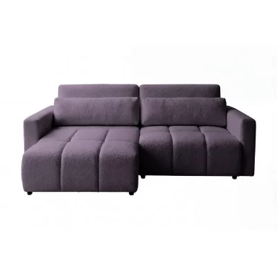 CASANOVA PARIS Maia - Canap&eacute; Amovible Convertible Tissu Textur&eacute; 3 Places Mauve