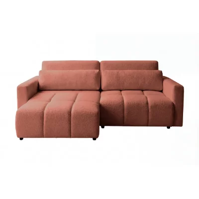 CASANOVA PARIS Maia - Canap&eacute; Amovible Convertible Tissu Textur&eacute; 3 Places Terracotta