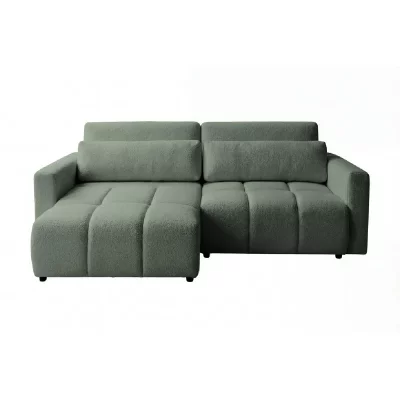 CASANOVA PARIS Maia - Canap&eacute; Amovible Convertible Tissu Textur&eacute; 3 Places Vert