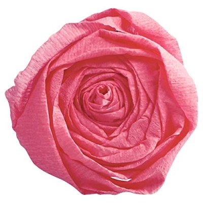 CLAIREFONTAINE Maildor - Papier Crepon Ordinaire 200x50 Rose Moyen - Paquet De 10