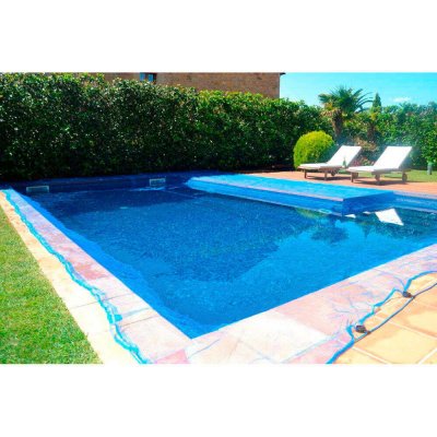 RSD DISTRIB Maille pour couverture de piscine &agrave; feuille de piscine 4x8m. E3-81034