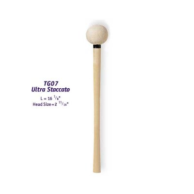 VIC FIRTH Mailloche grosse caisse concert TG07 Ultra staccato - Tom Gauger