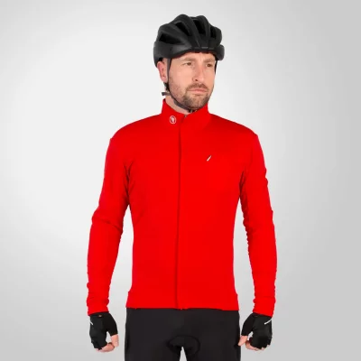 ENDURA Maillot  Xtract Roubaix (manches longues) - S Rouge Maillots