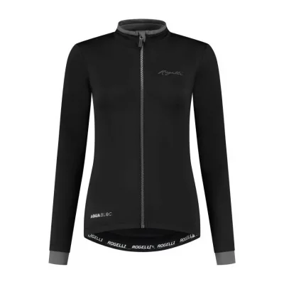 ROGELLI Maillot manches longues velo  essential femme noir