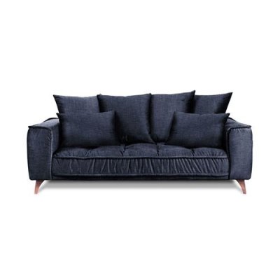 MAISON AUBERTIN  Canap&eacute; Tissu Droit Bleu Altamo - 2 Places