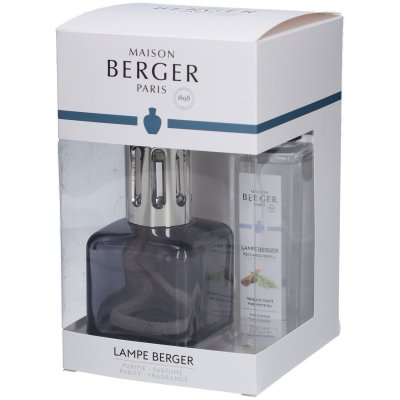 MAISON BERGER  - COFFRET LAMPE GLACON GRIS + THE BLANC 1 unit&eacute;