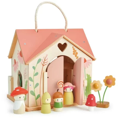 TENDER LEAF TOYS Maison de poup&eacute;e en bois rosewood