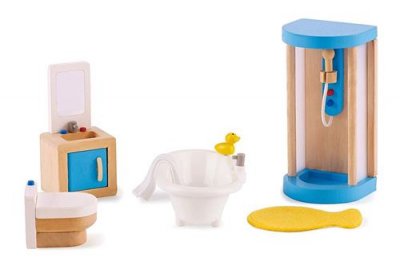 HAPE Maison de poup&eacute;e - Salle de Bain Familiale
