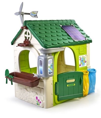 FEBER Maison Ecologique pour enfant Greenhouse - Plastique anti-UV - 
