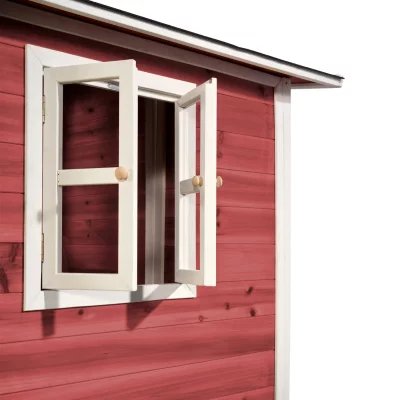 EXIT Maisonnette en bois pour enfants Loft 300 Rouge -  Toys